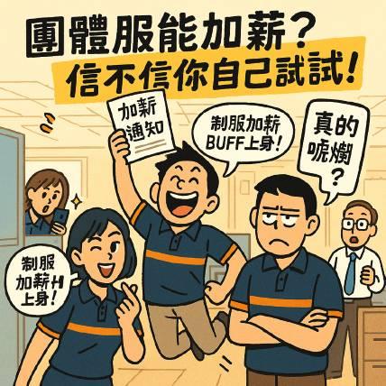 員工穿上這款團體服，居然有人直接加薪？制服的玄機連老闆都嚇到