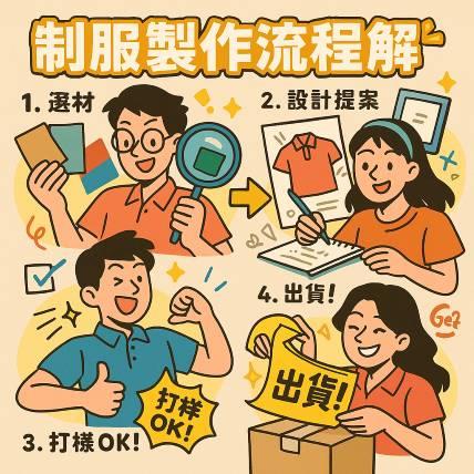 制服製作流程全攻略：從詢價到交貨不踩雷