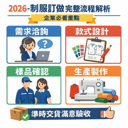 制服不是做完就好｜2026 制服訂做完整流程，這些細節多數廠商不會主動說