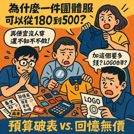 團體服報價怎麼算？制服訂做全攻略與價格參考