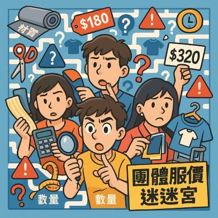 團體服價錢全解析｜真實價格、設計費用、工廠套路一篇看懂