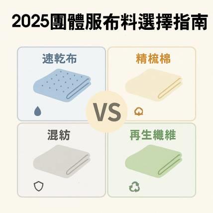 2025 團體制服布料選擇｜速乾・精梳棉・混紡・再生纖維比較