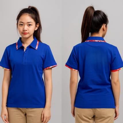25支精梳棉客家花布 POLO 衫｜團體制服訂做案例