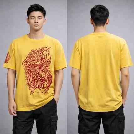 新莊廟街主題純棉圓領 T 恤｜地方文化活動團體服案例