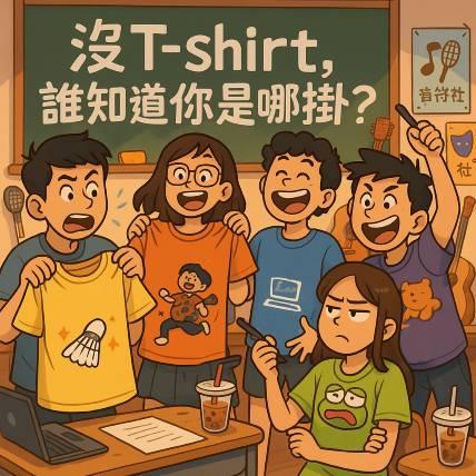 為什麼每個社團都要出一件T？團體服才是你存在的證明