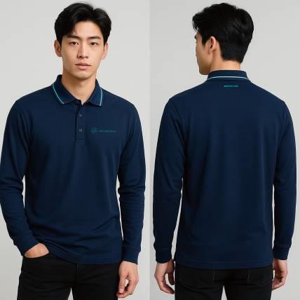 賓士長袖制服POLO衫｜展現高端質感與一致企業形象的推薦款