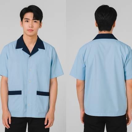 薄款雙口袋工作服｜團體制服與公司制服的輕量工裝選擇