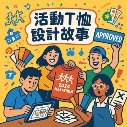 活動T恤、馬拉松紀念衫的設計故事與團體服印刷全攻略