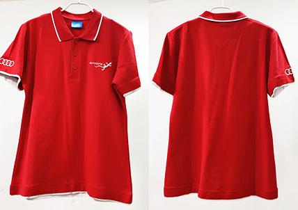 案例分享－奧迪紅色網眼polo衫/團體服訂做