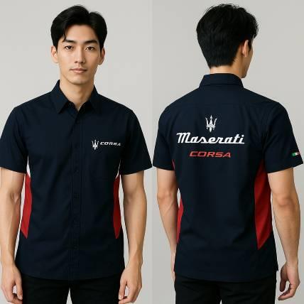 Maserati 藍白 POLO｜吸睛團體服設計