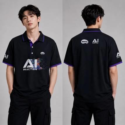 BenQ 佳世達 C+T排汗布 POLO 衫案例｜科技活動團體服訂做