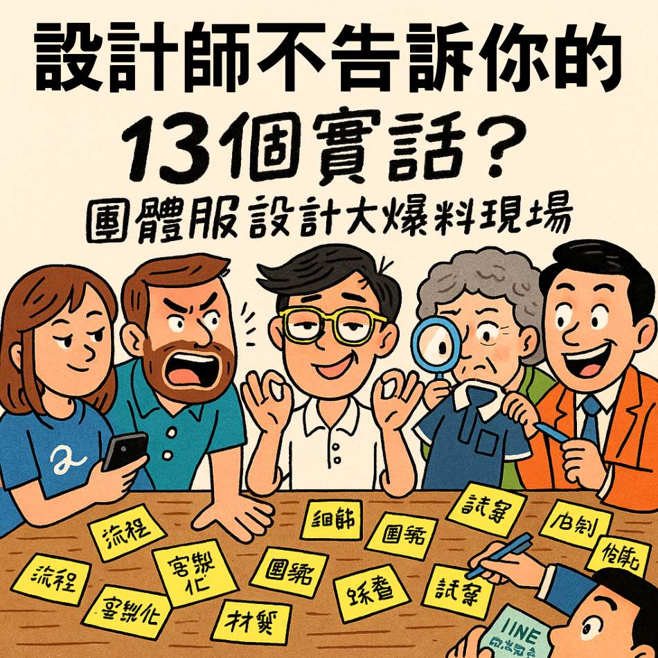 團體服訂做必懂設計重點|公司制服推薦