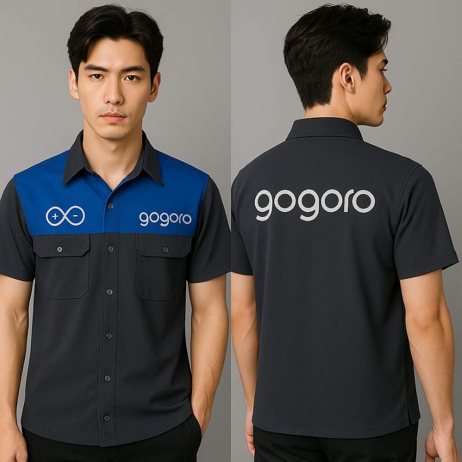 Gogoro T排汗排釦POLO衫 團體服訂做推薦|團體制服推薦|公司制服推薦|台北團體服廠商
