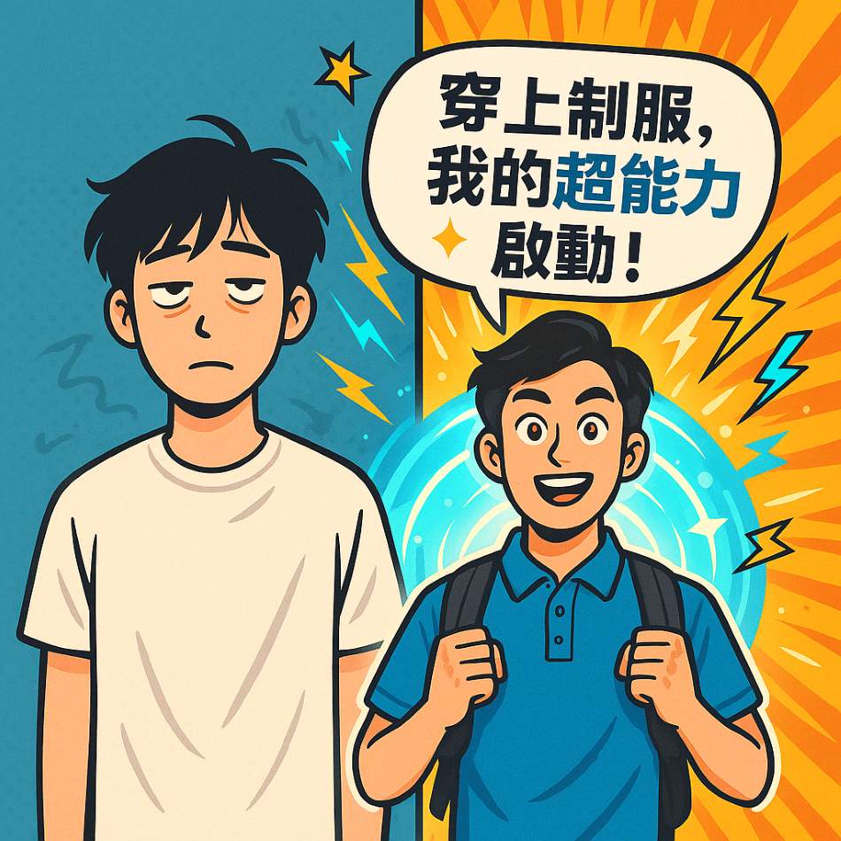 制服是日常超能力的載體 團體服訂做的魔法