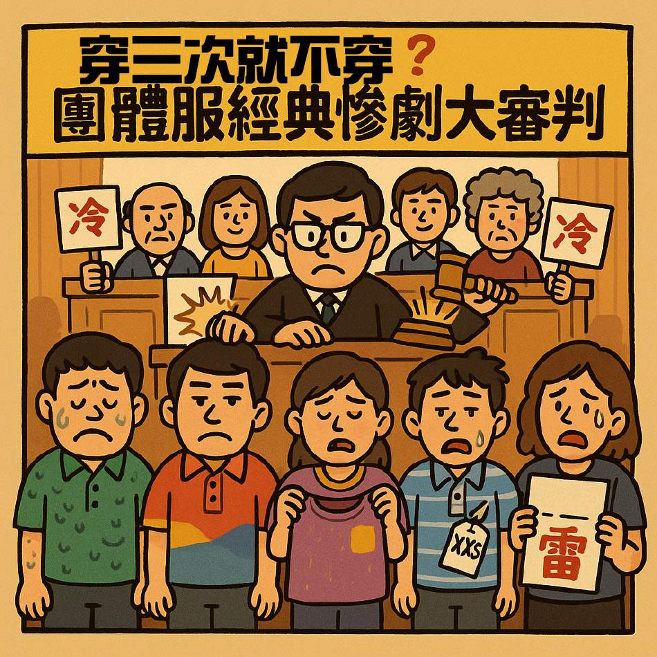 團體服穿沒三次打入冷宮-經典失敗案例