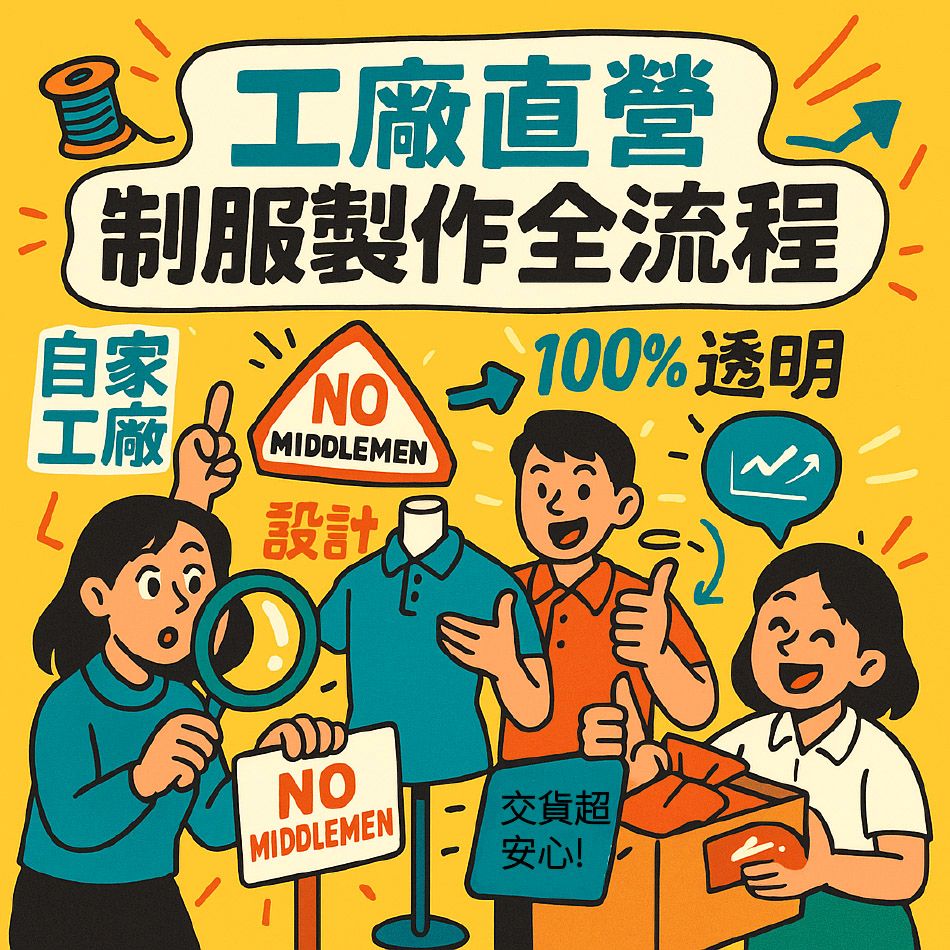 制服製作流程解析與客製化團體服設計