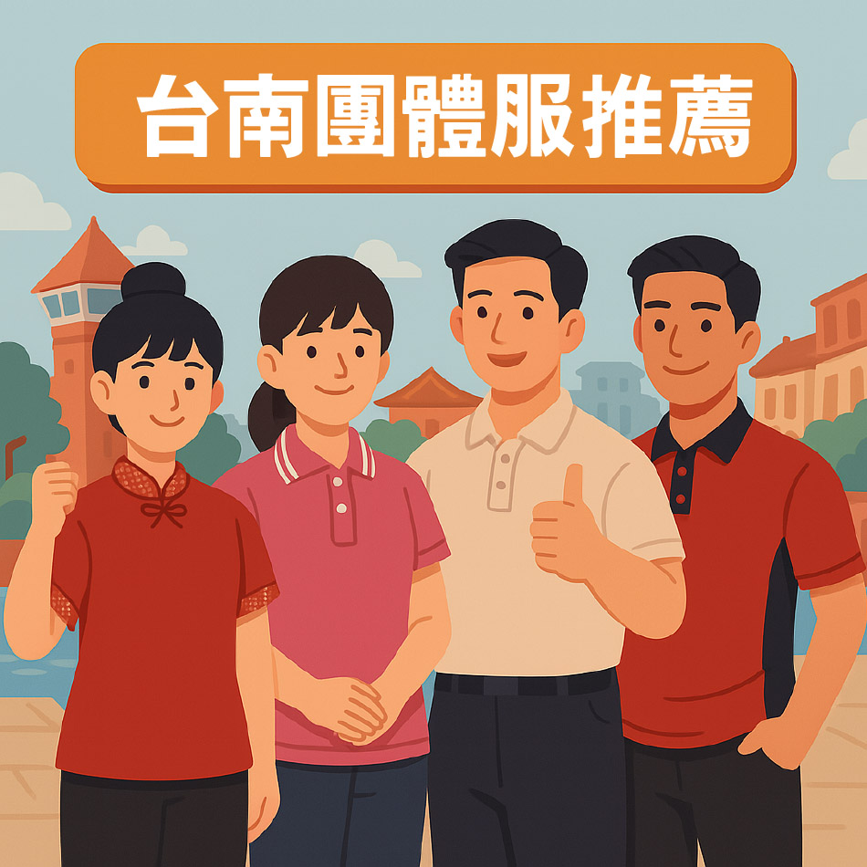 台南團體服推薦 客製制服案例分享
