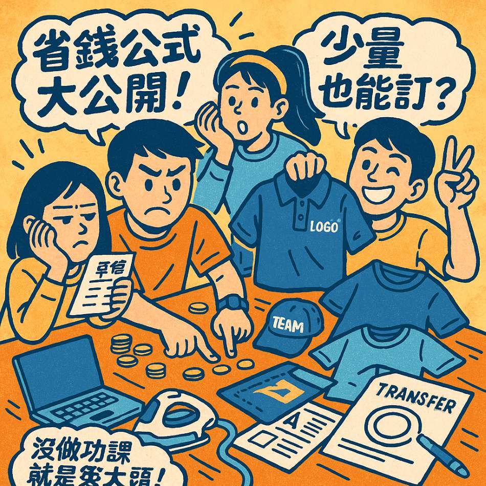 團體制服少量訂做怎麼最划算?省錢攻略完整解密