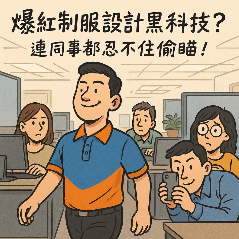 爆紅POLO衫團體服｜制服設計黑科技