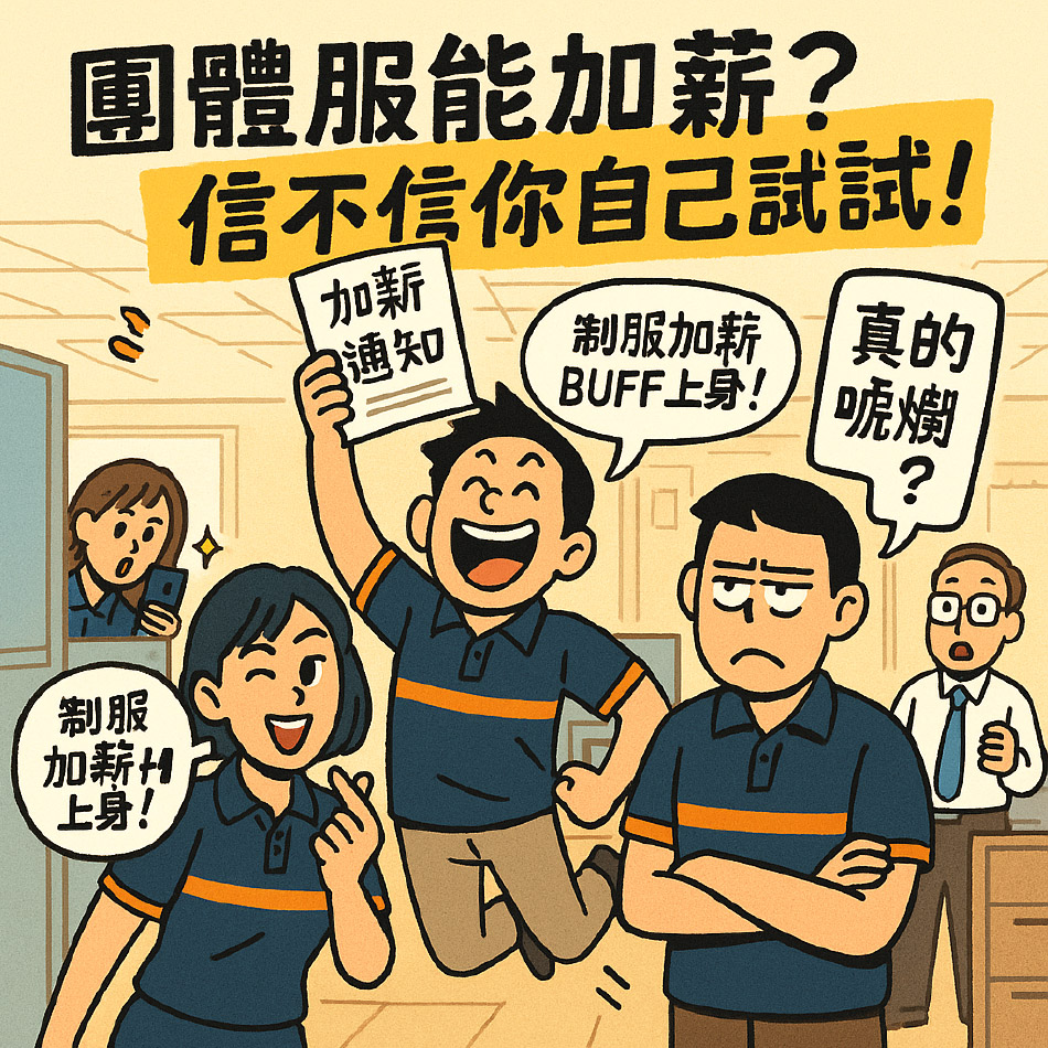 制服玄機神話｜團體服設計影響加薪案例