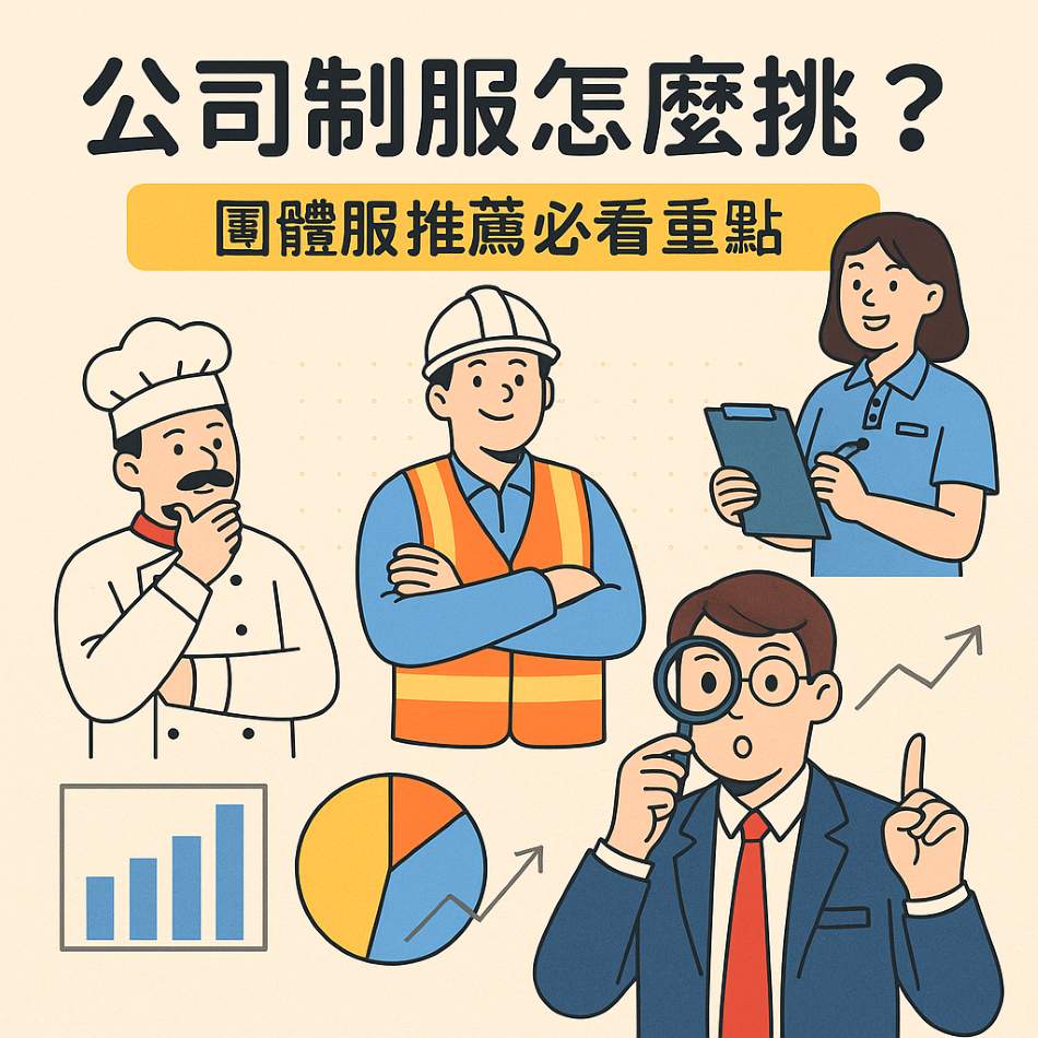 公司制服怎麼挑?團體服推薦必看重點